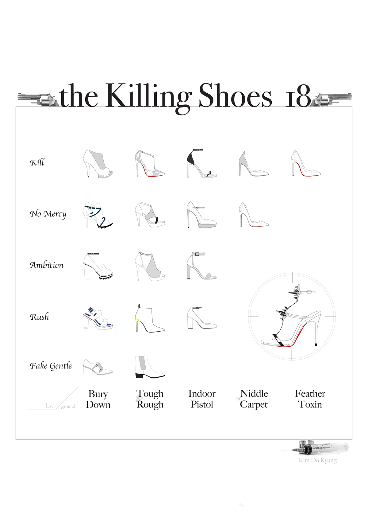 Icon Icondesign shoes Highheel killheel villain