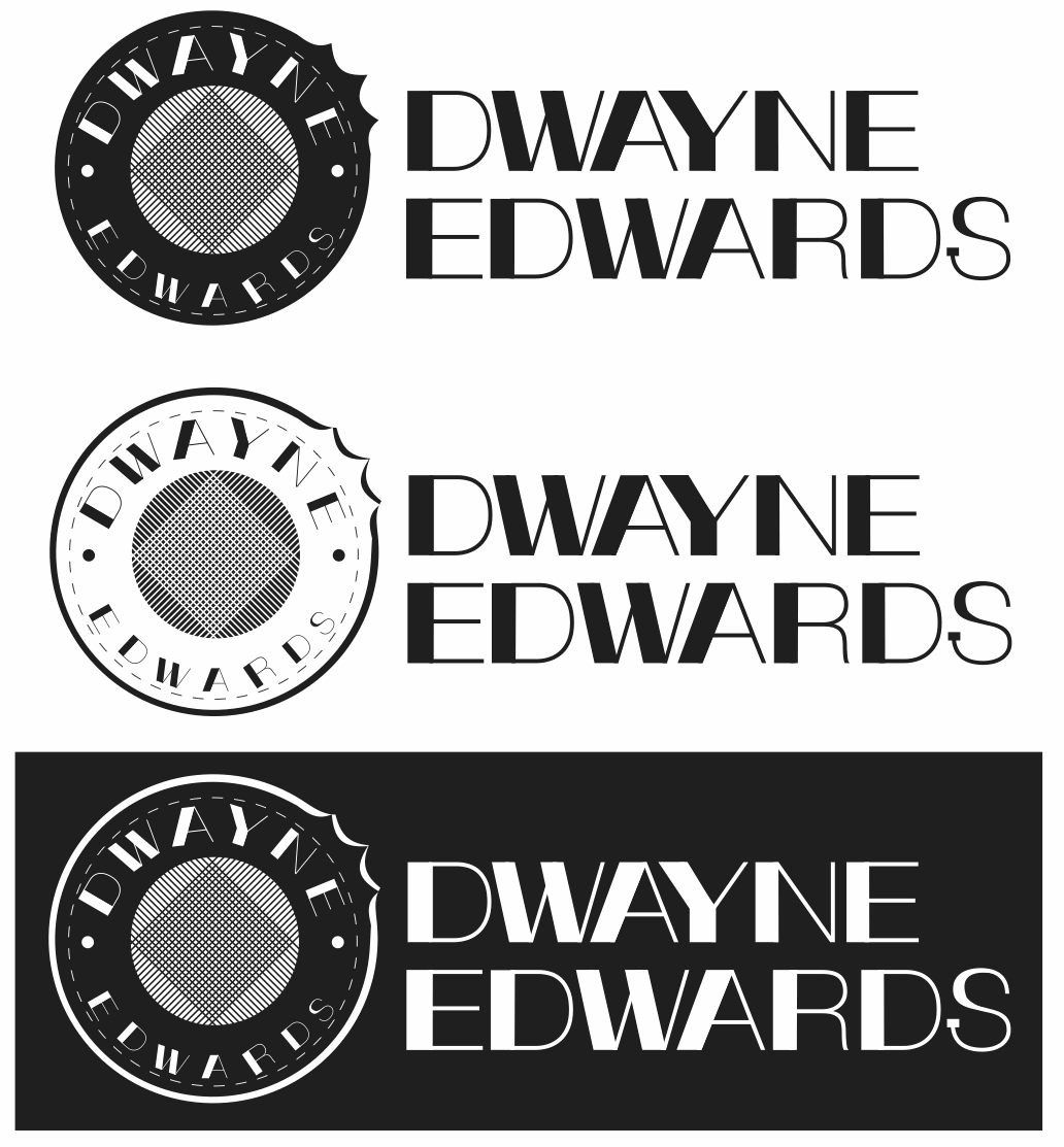 dwayne edwards  Self Promotion black  white  logo design  logo  Mailer  direct mailer