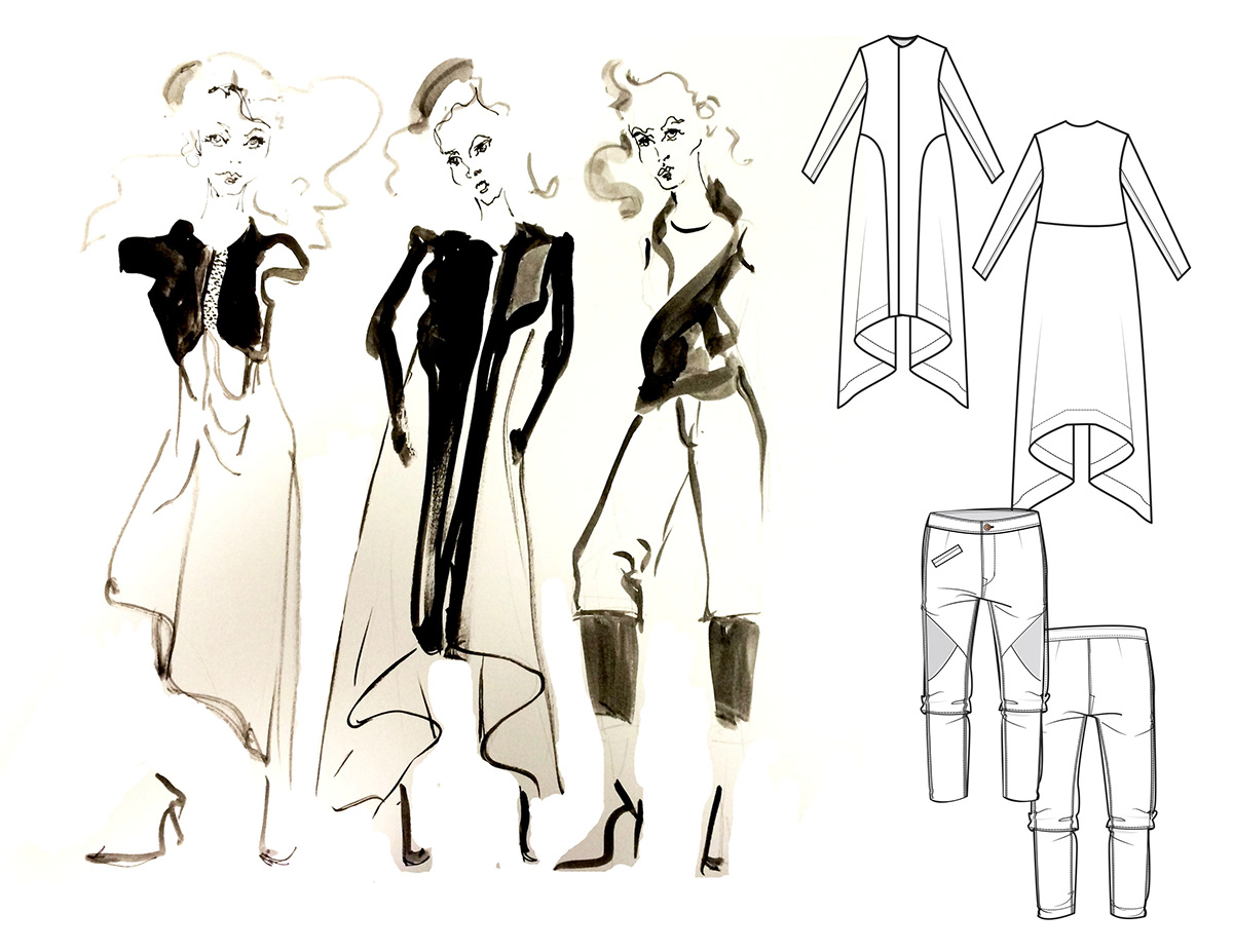fashion design sketching TAIOLORING
