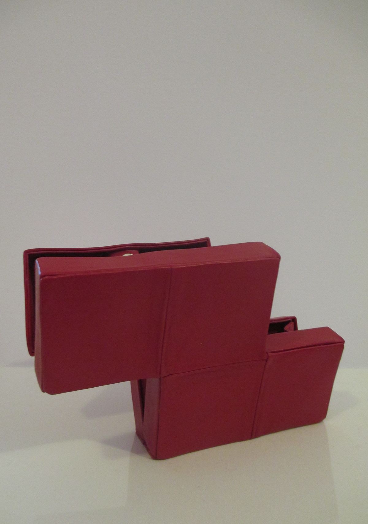 accessory design accessories SCAD handbag clutch tetris edgy lether handmade Fun