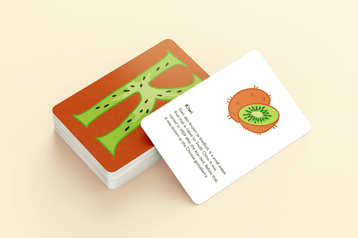A-Z alphabet art for children Flash Cards flashcards Fruit illustrated type illustrative typography typography   vegetables