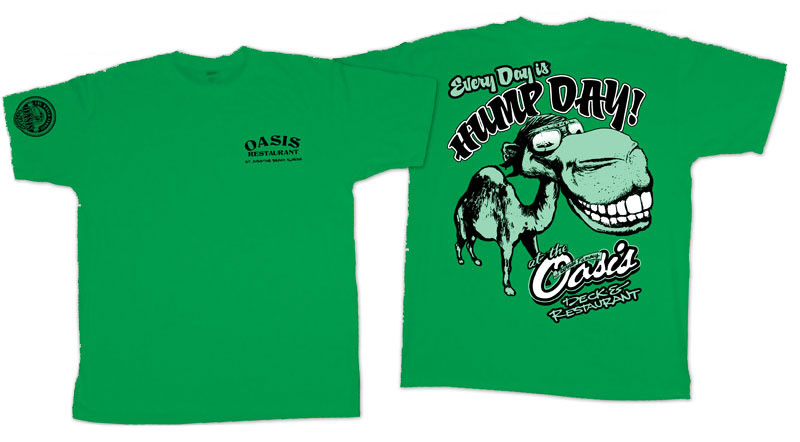 apparel shirt design hump day restaurant shirts