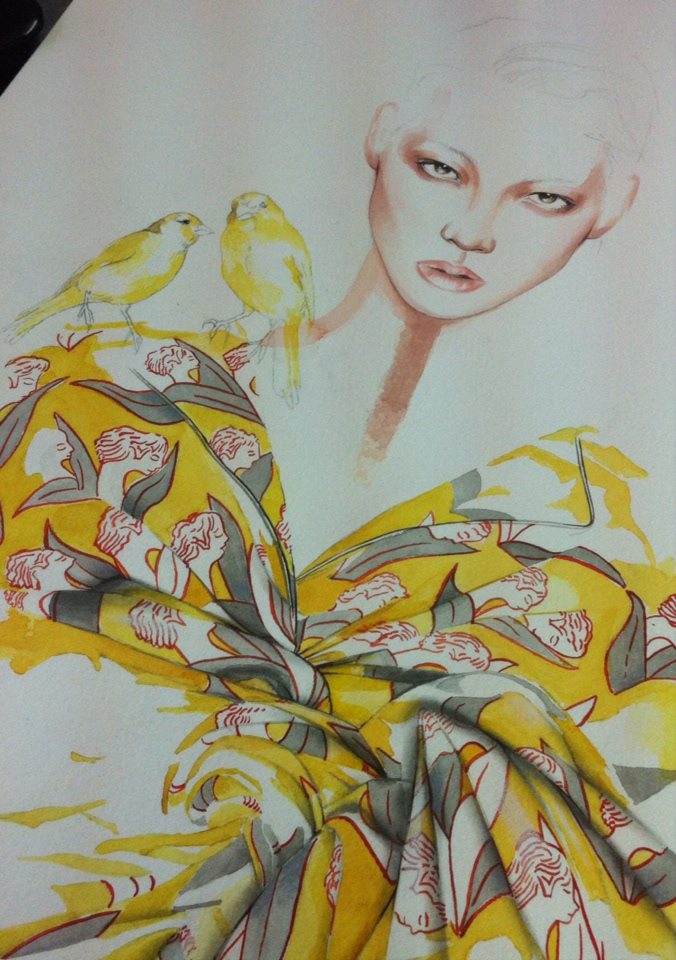 Schiaparelli antónio soares fashion illustration Beauty Illustration Love