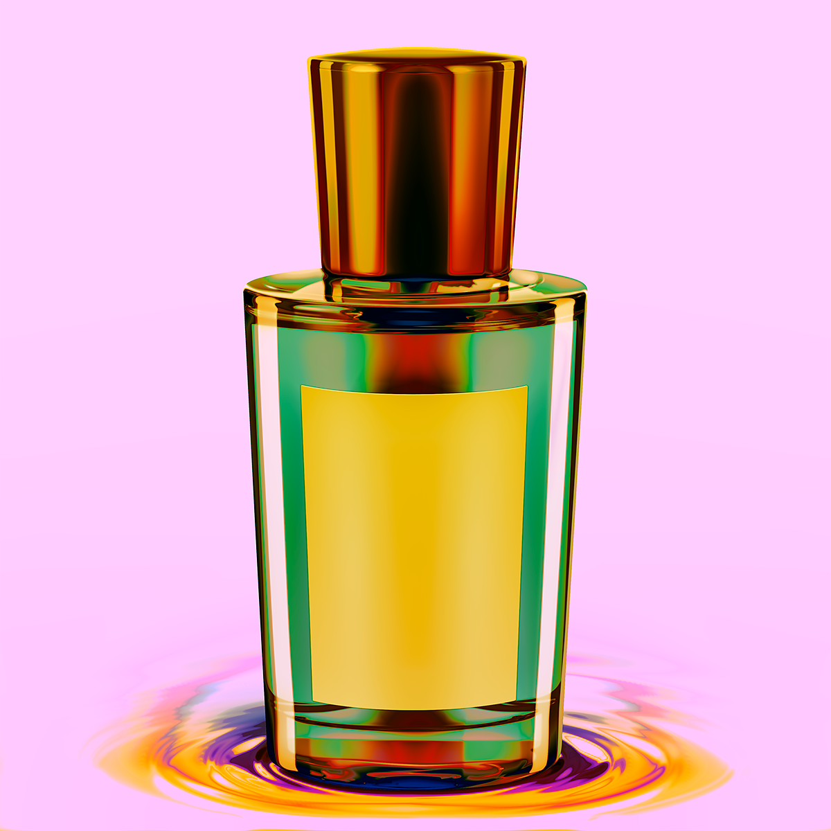 accessories ILLUSTRATION  Fashion  perfume glass iridescent