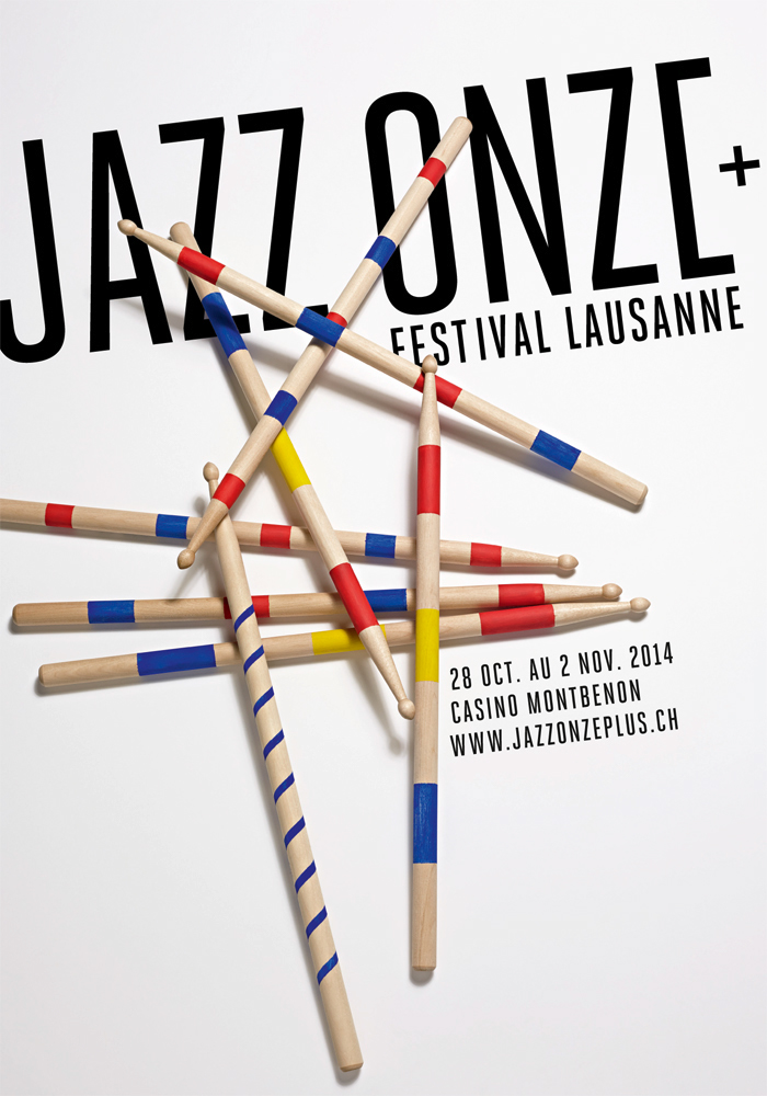 jazz poster f4 Lausanne Switzerland swiss