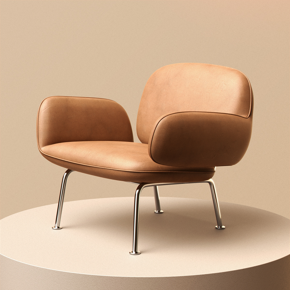 chair design furniture hug leather lounge metal modern upholstered vr