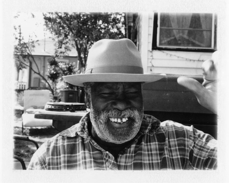 austin tx community neighborhood POLAROID east austin black and white