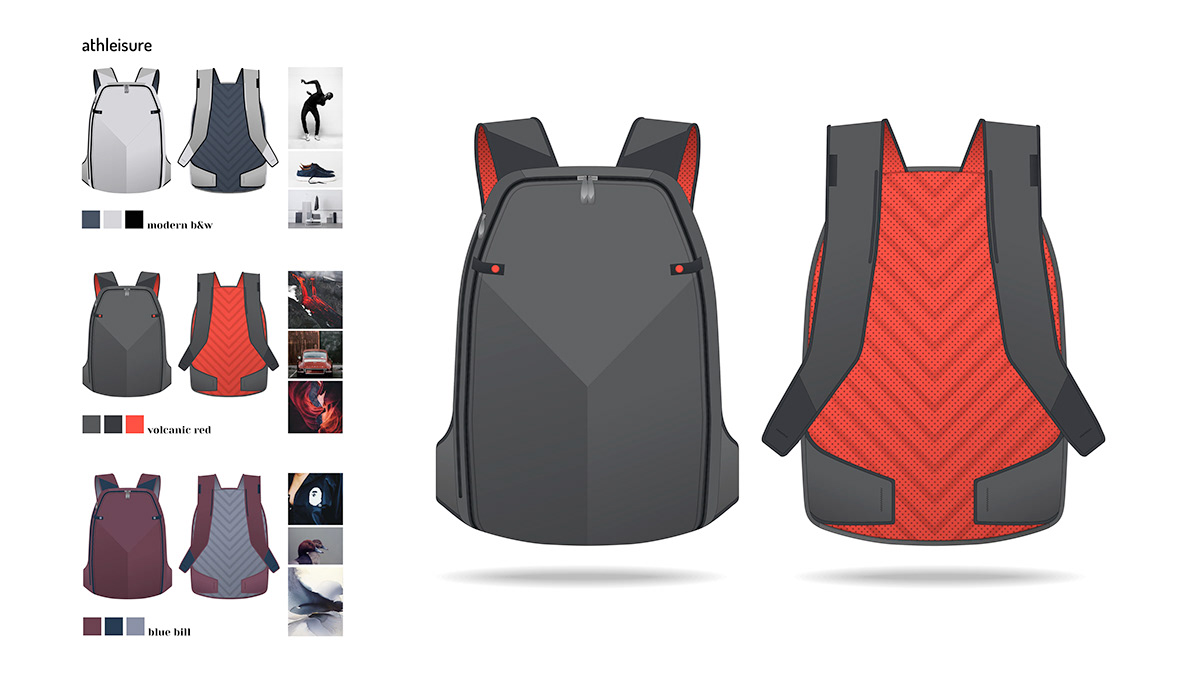 Industrial Deisgn product design  backpack daypack jeremy allan Fashion  hiking Backpacking Travel adventure