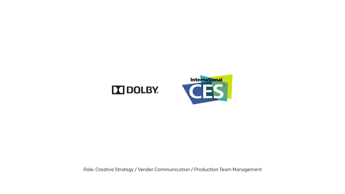 ces ICES dolby Trade Show booth Las Vegas