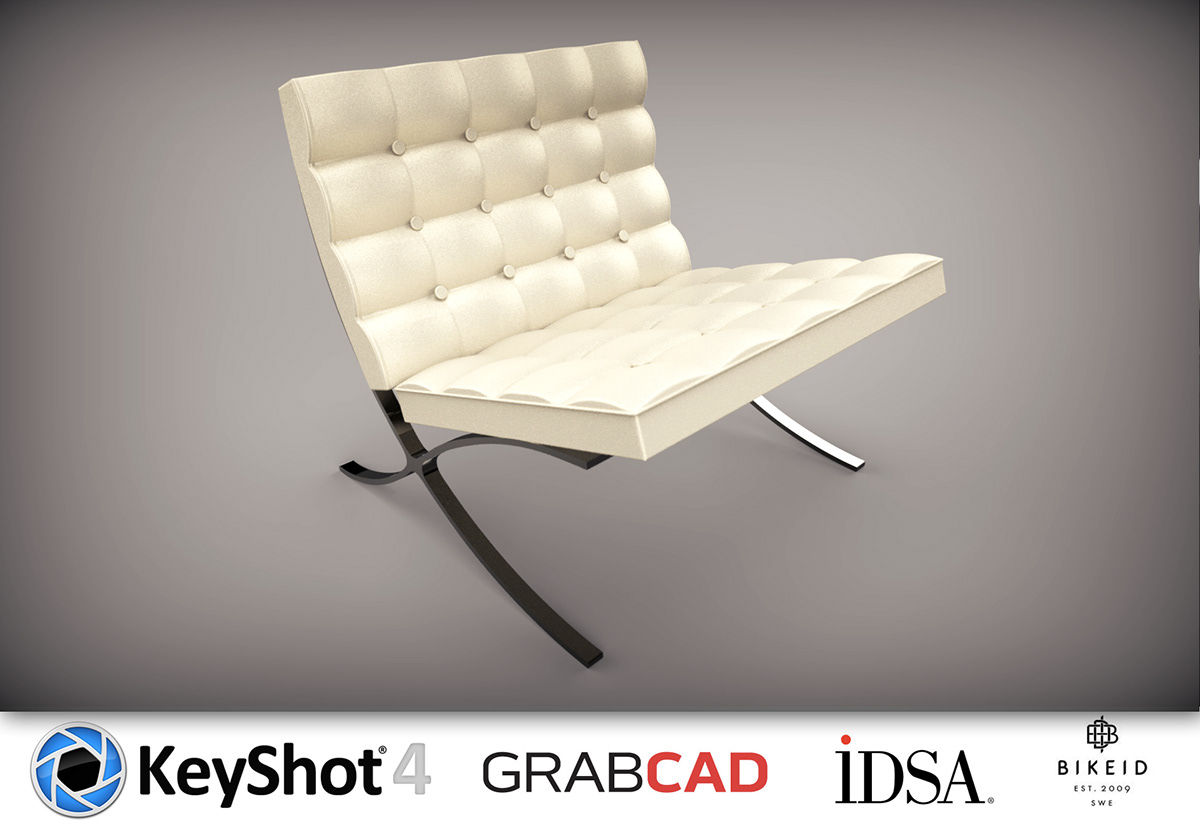 idsa GrabCad contest keyshot luxion redner rendering industrial car concept Audi furniture EAMES Ford