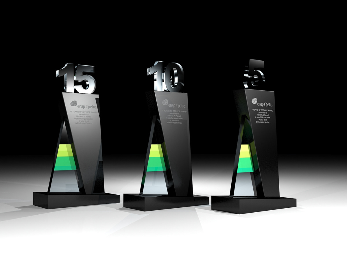 3d art 3d modeling 3ds max Creative Design custom made design Enap giveaways trophy trophy design