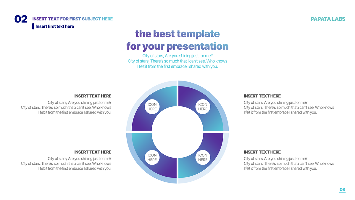 template design PPT presentation Powerpoint marketing   report Proposal gradation