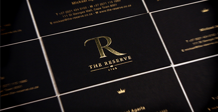 The Reserve  Cape Town  South Africa  club  branding  identity  logo  restaurant  corporate Rebrand