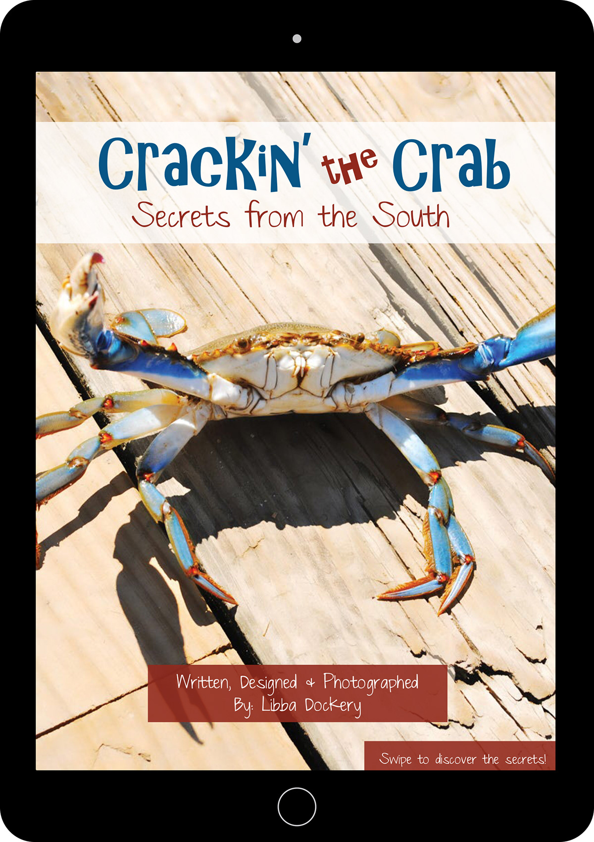 cookbook app interactive crab south Digital Publishing
