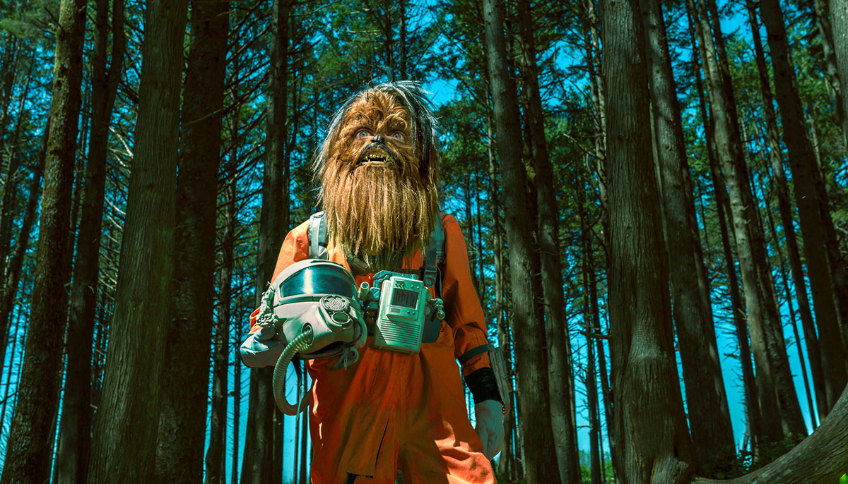 Wookie sifi wookiee star wars Chewbacca retro future spaceship alien astronaut planet
