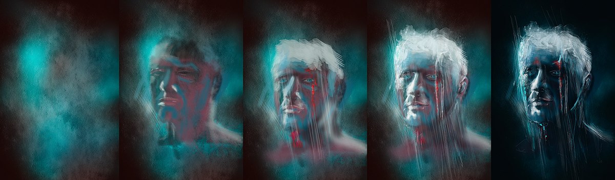 Cronenberg artist blade runner bacon portrait paint Rola graphic poster witkacy witkiewicz hauer  