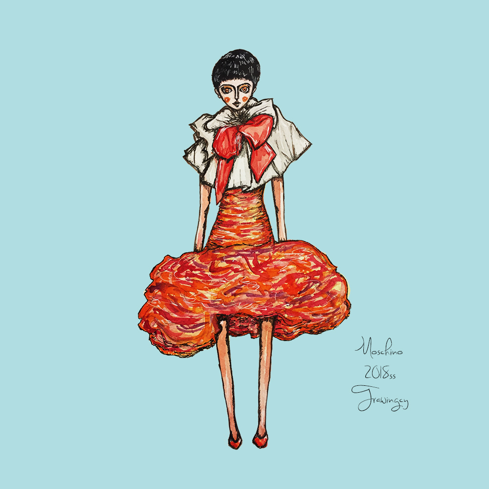 fashion drawing fashion illustratoin ILLUSTRATION  Fashion  Drawing  thombrown saci Dior undercover MSGM