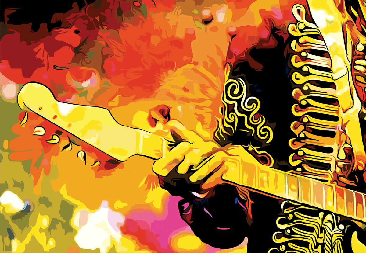 Brazil Hendrix wallpaper smashing magazine guitar