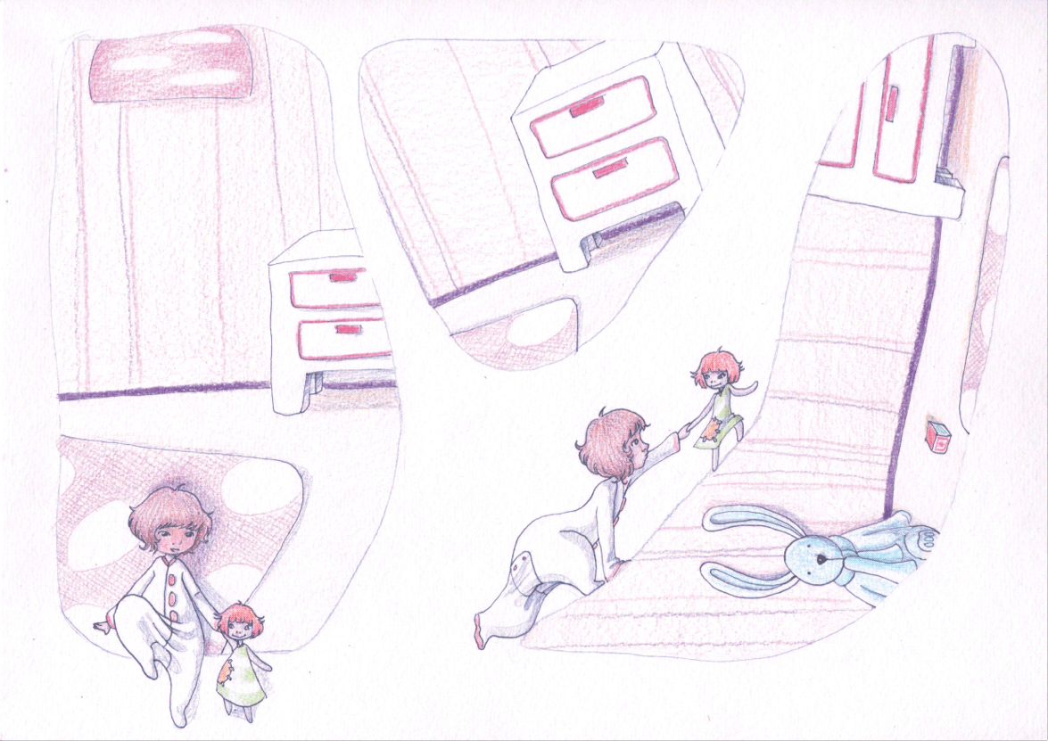 dream  childhood  Pink   comic
