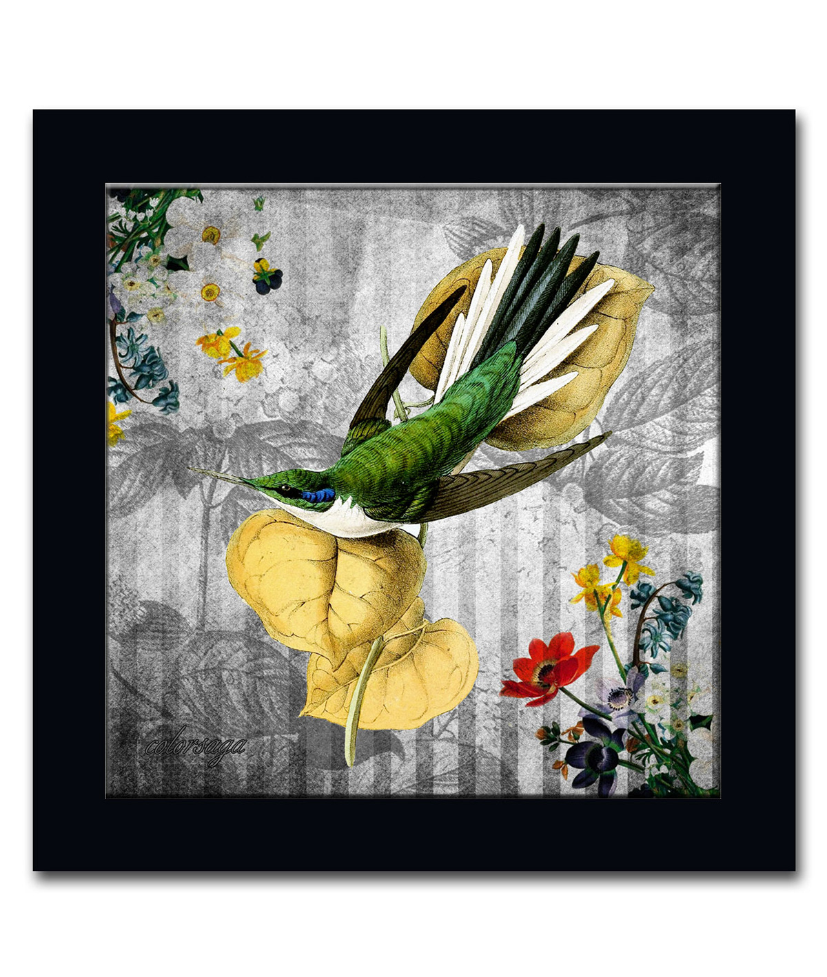 botanical prints textile wallart Art-Print digital-art