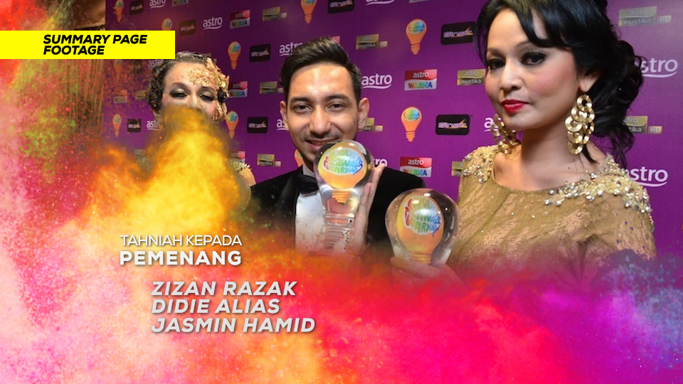 Anugerah lawak warna holi powder Azhan Karim Udeen Majid malaysia Astro lawak award montage color dust powder bulb Opening Montage rgbastudio