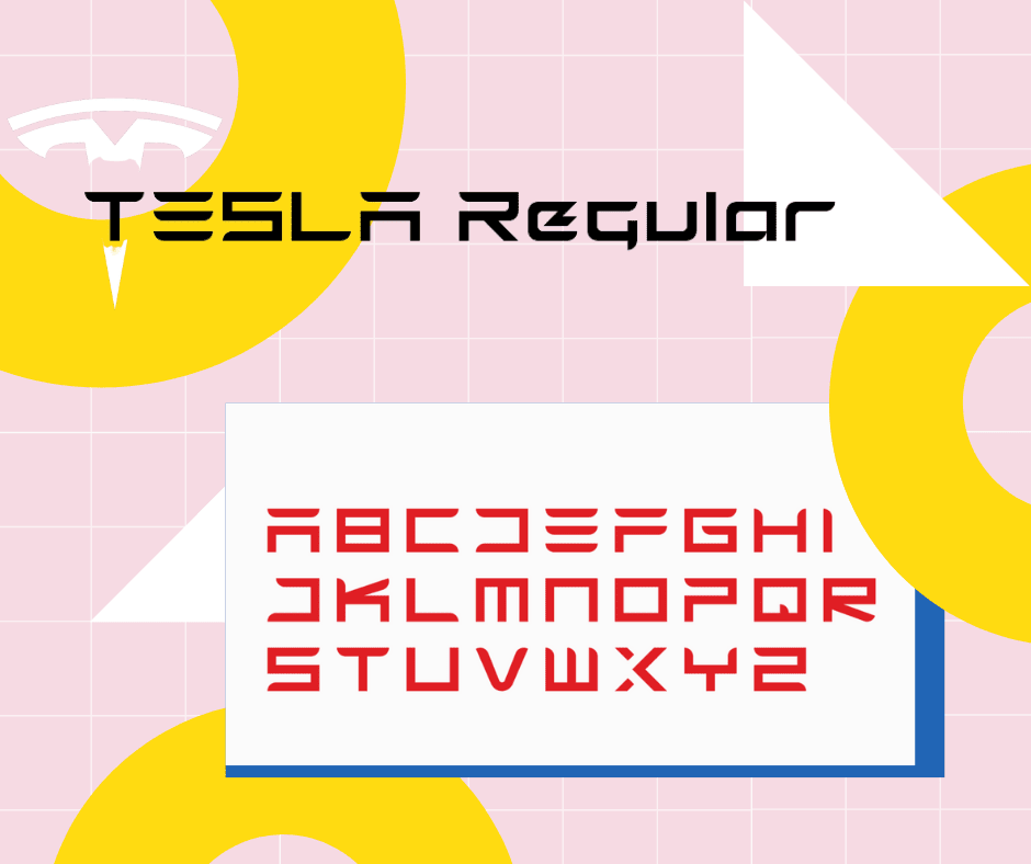 Tesla font