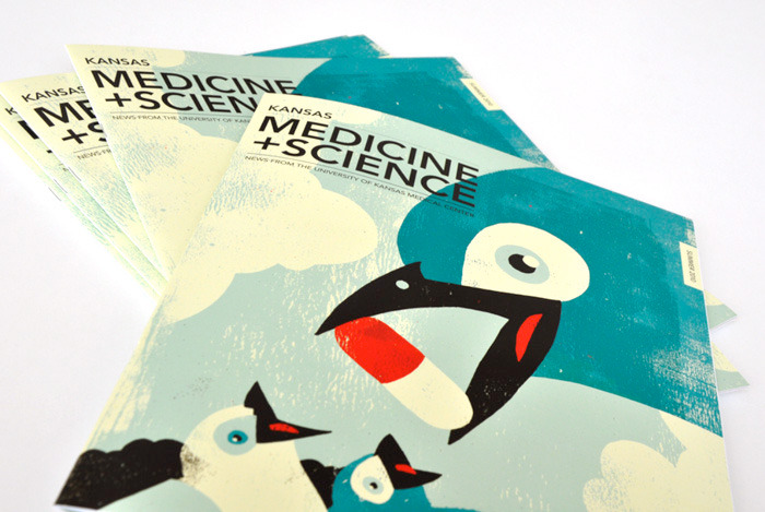 Magazine design  medical magazine  Illustration  design medical magazine