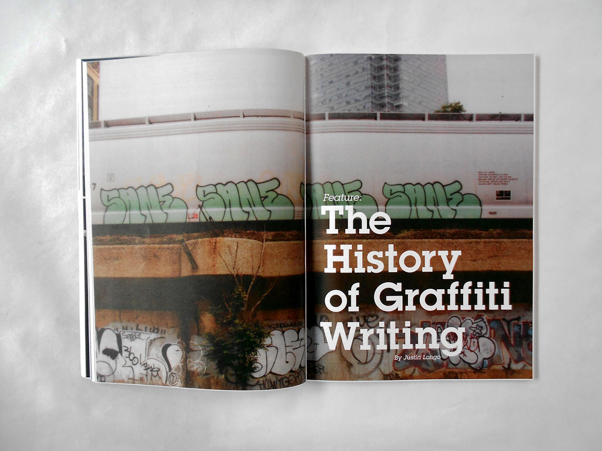 pigment magazine Tyler Stockdale publication design Graffiti