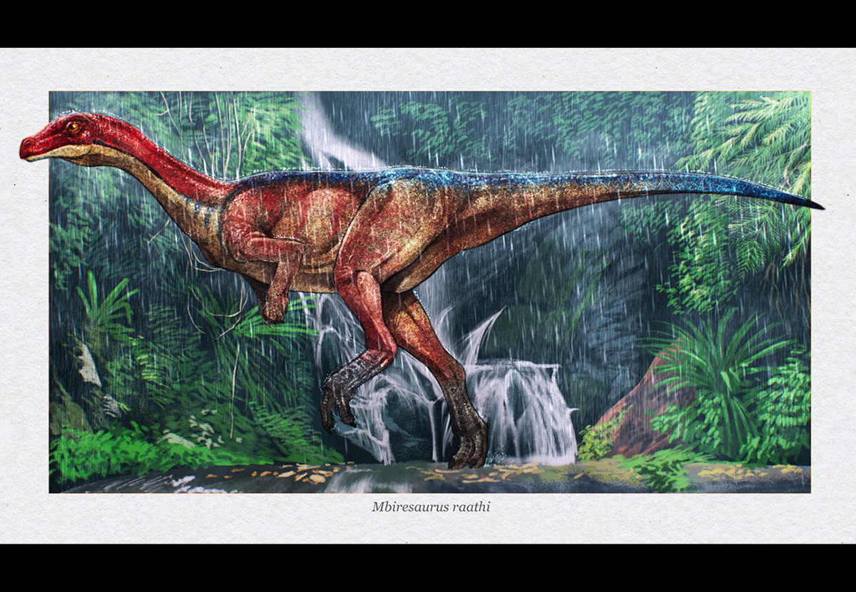 animal Digital Art  Dinosaur Drawing  ILLUSTRATION  painting   paleoart Procreate sketch