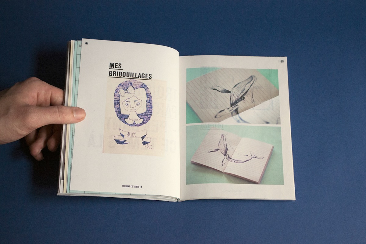 editorial edition print book graphic design graphisme toulouse internship Montreal Canada calque reliure bichromie instant