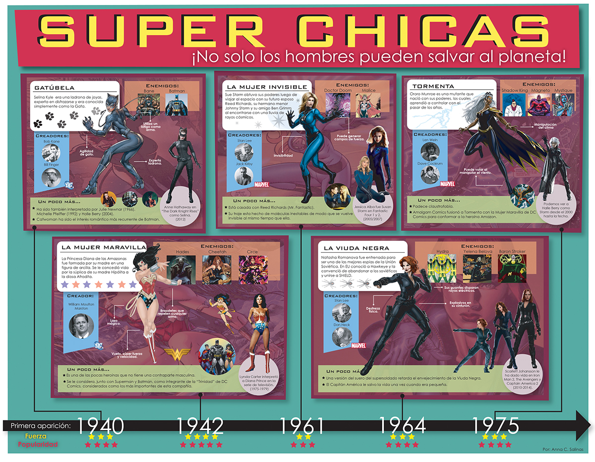 wonder woman storm cat woman black widow Invisible Woman marvel dc comics Super Girl