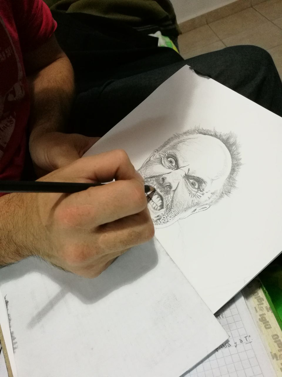 Metallica lars ulrich artwork Drawing  art pencil draw portrait fanart painting  