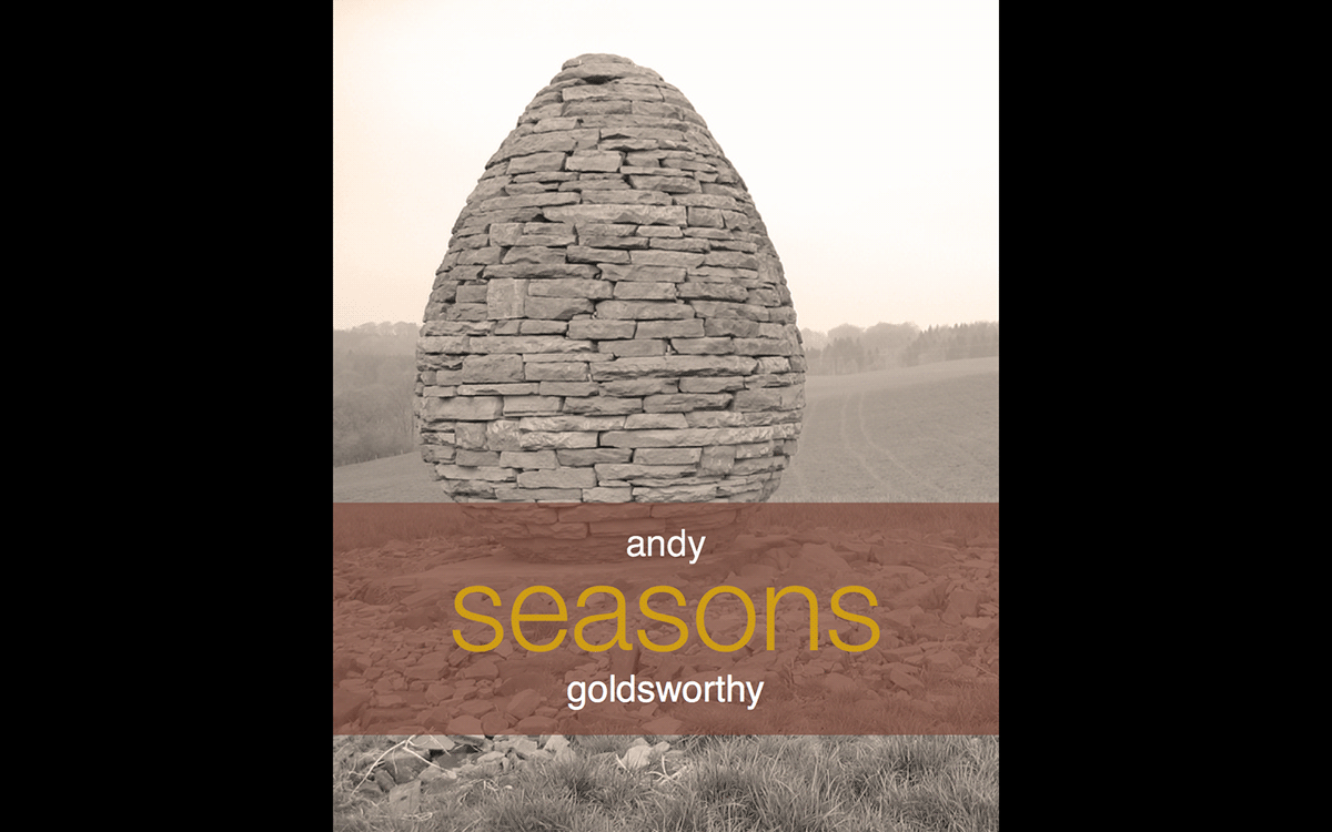 Andy Goldsworthy pamphlet seasons