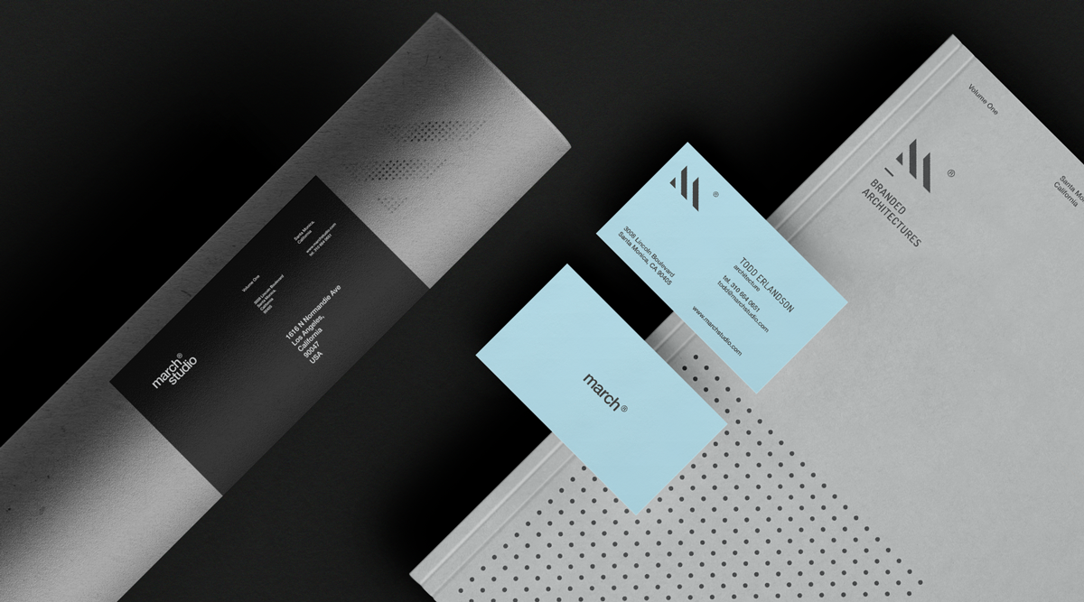 minimal architecture branding architecture identity Helvetica Neue dosis