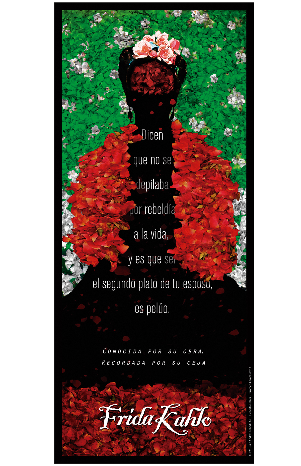 Frida Kahlo art Flowers painter mexico publicidad anúncio frida kahlo Character people famous eyebrows spanish español