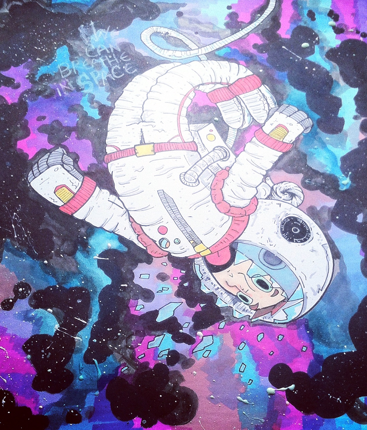 ink prismacolor Space  abstract Games Cartoons Marker