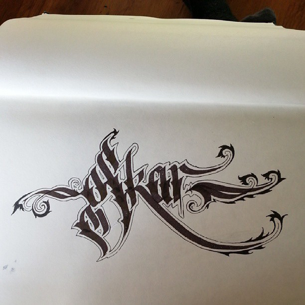 calligraffiti grunge splatter pilot parallel pen