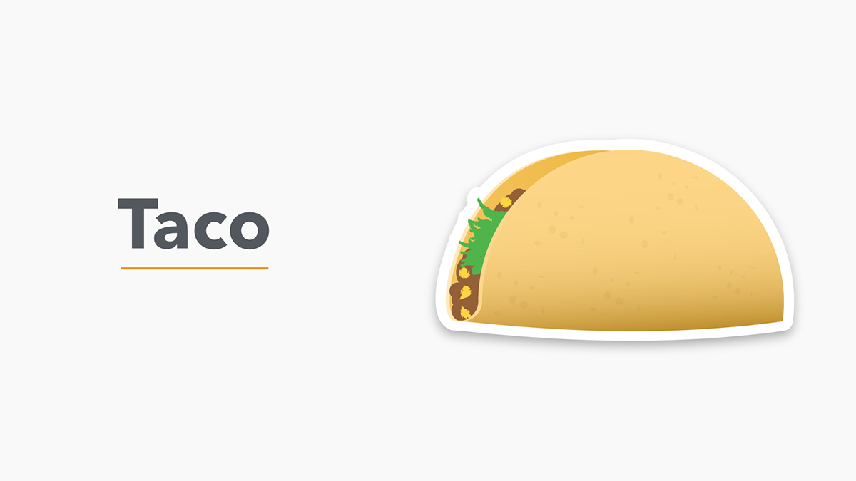 Emoji Emojis WhatsApp icons free freebie taco churro