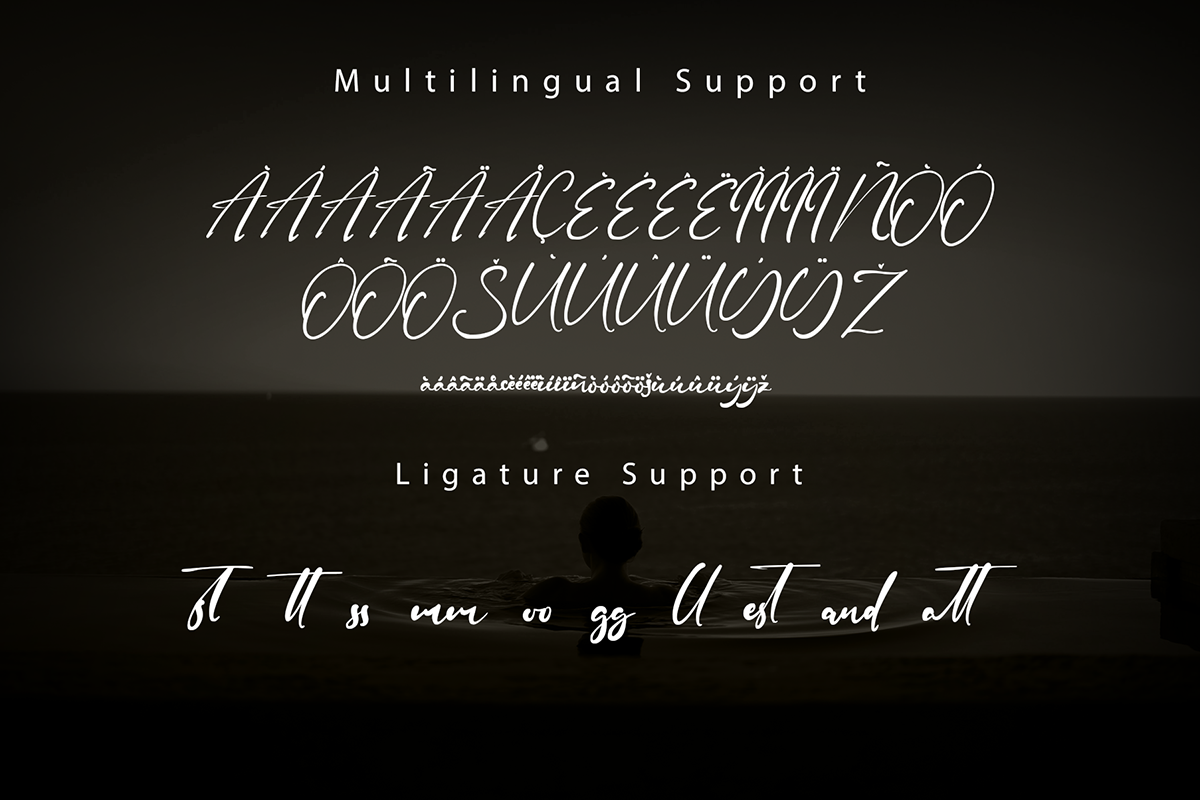 branding  designfont font greetingcard lettering Logotype mirror pool modern Script Typeface