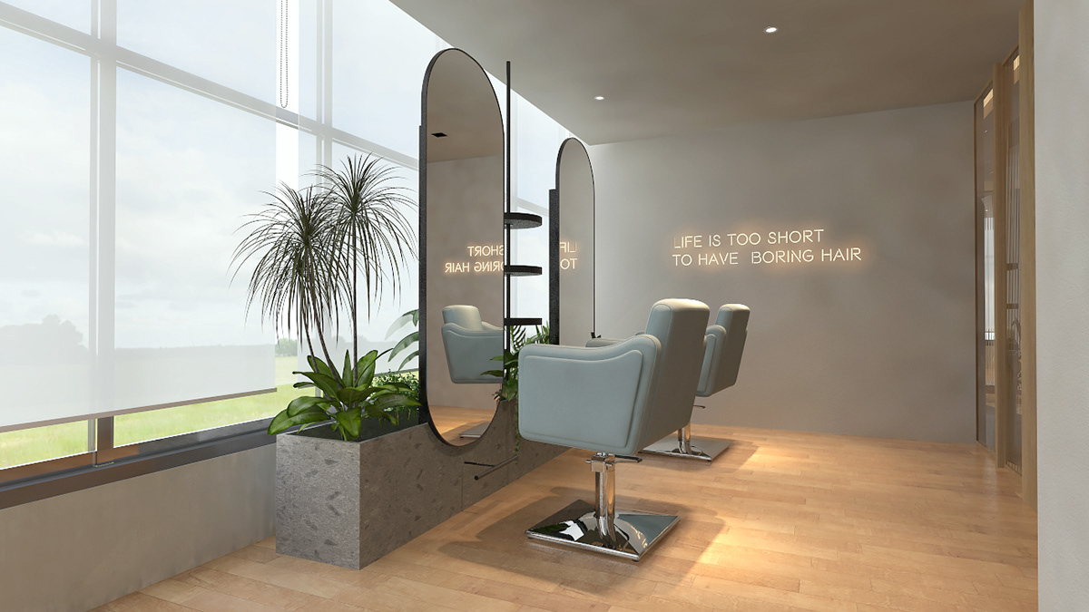 hairstyle Hair Salon design interior design 