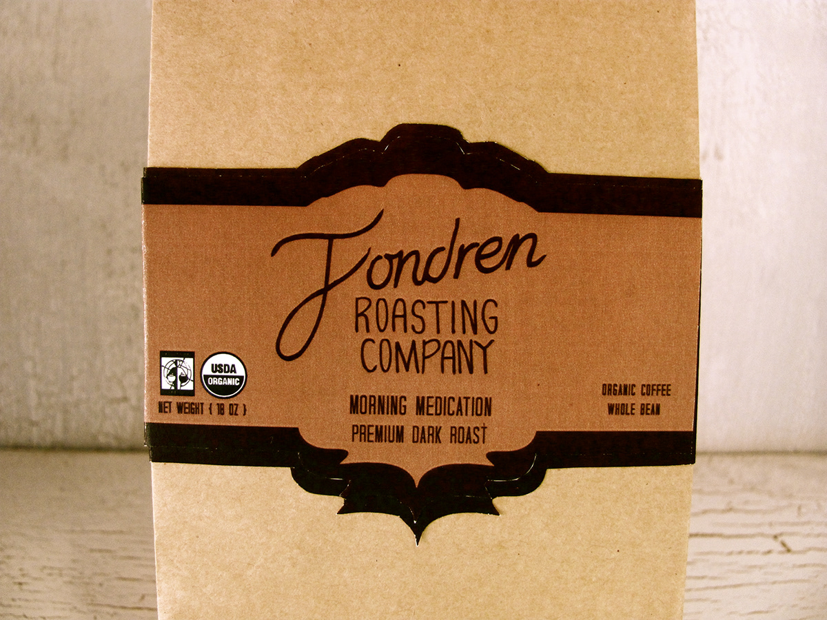 coffee labels fondren dark medium light Coffee
