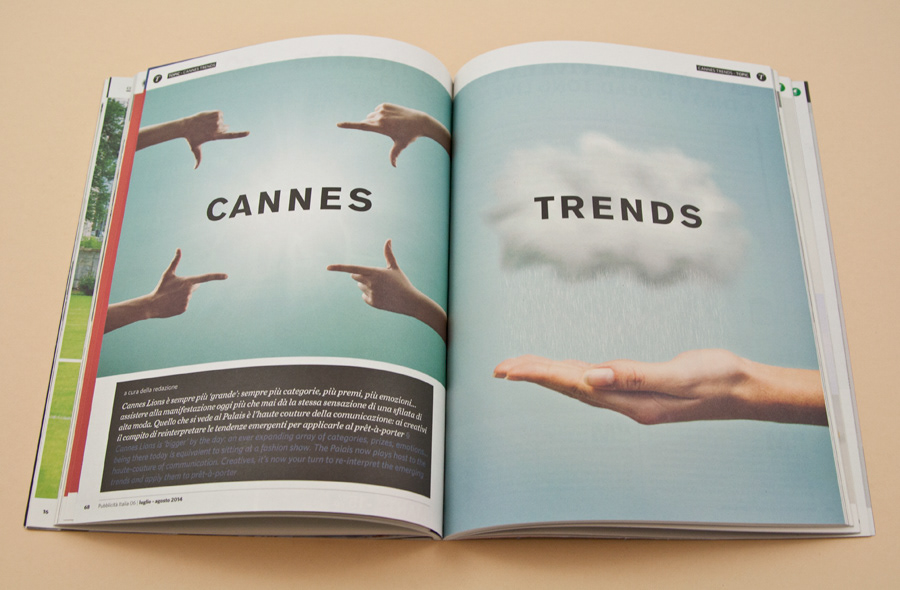 magazine redesign ADV pubblicita italia Layout