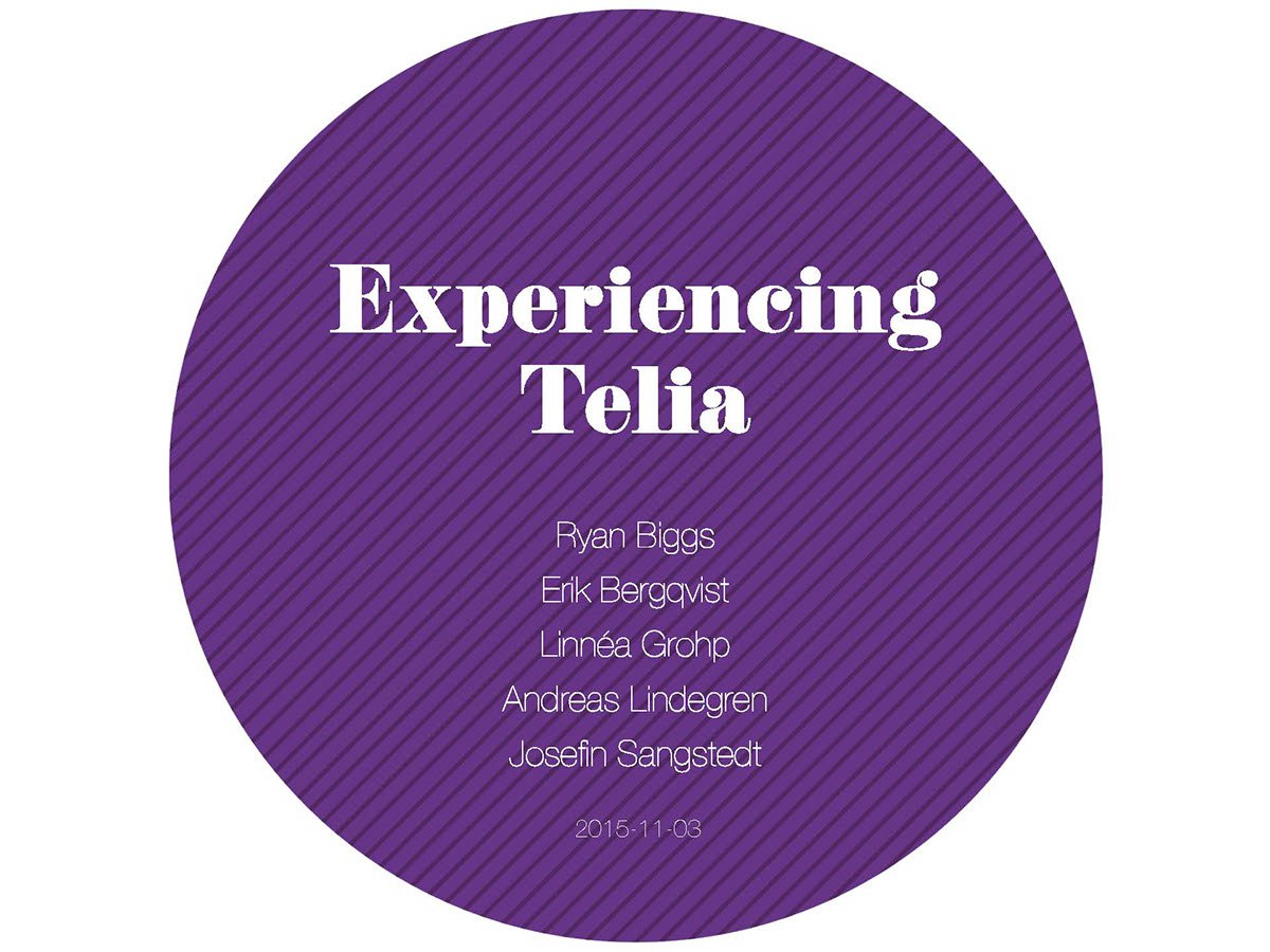 Adobe Portfolio service design servicedesign Telia phones carrier