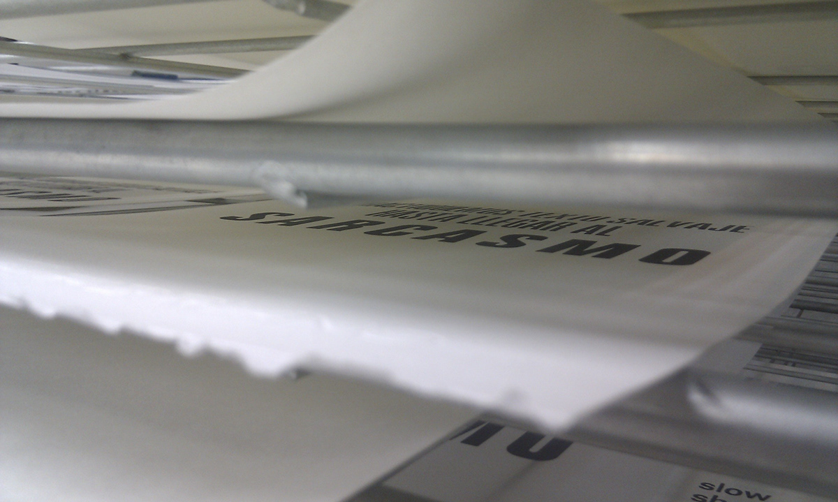 letterpress sarcasm Printing