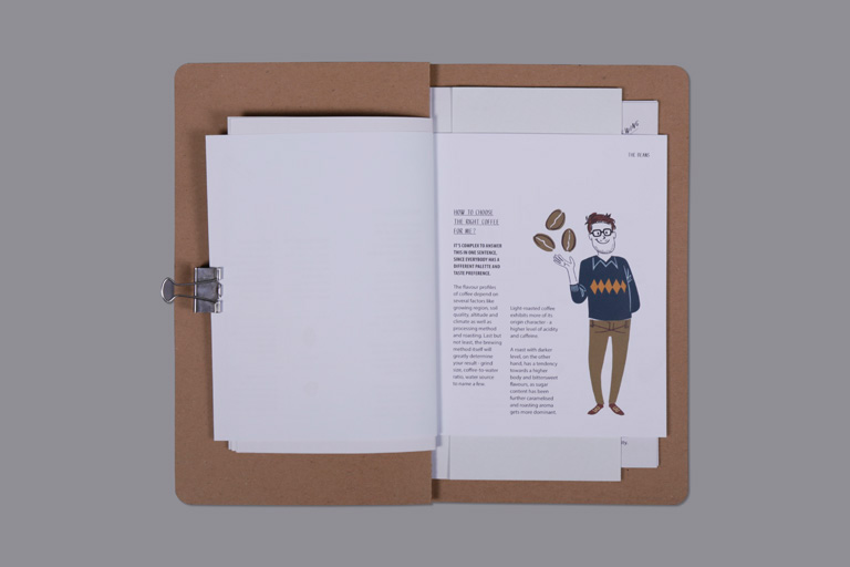 Coffee monolog jakarta indonesia agency brownfox Booklet book Illustrator color