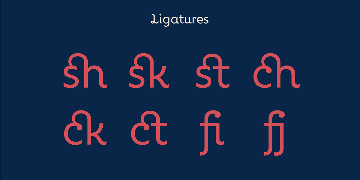 cool Display elegant type Typeface font fresh friendly Fun handwriting Headline ligature Ligatures modern new