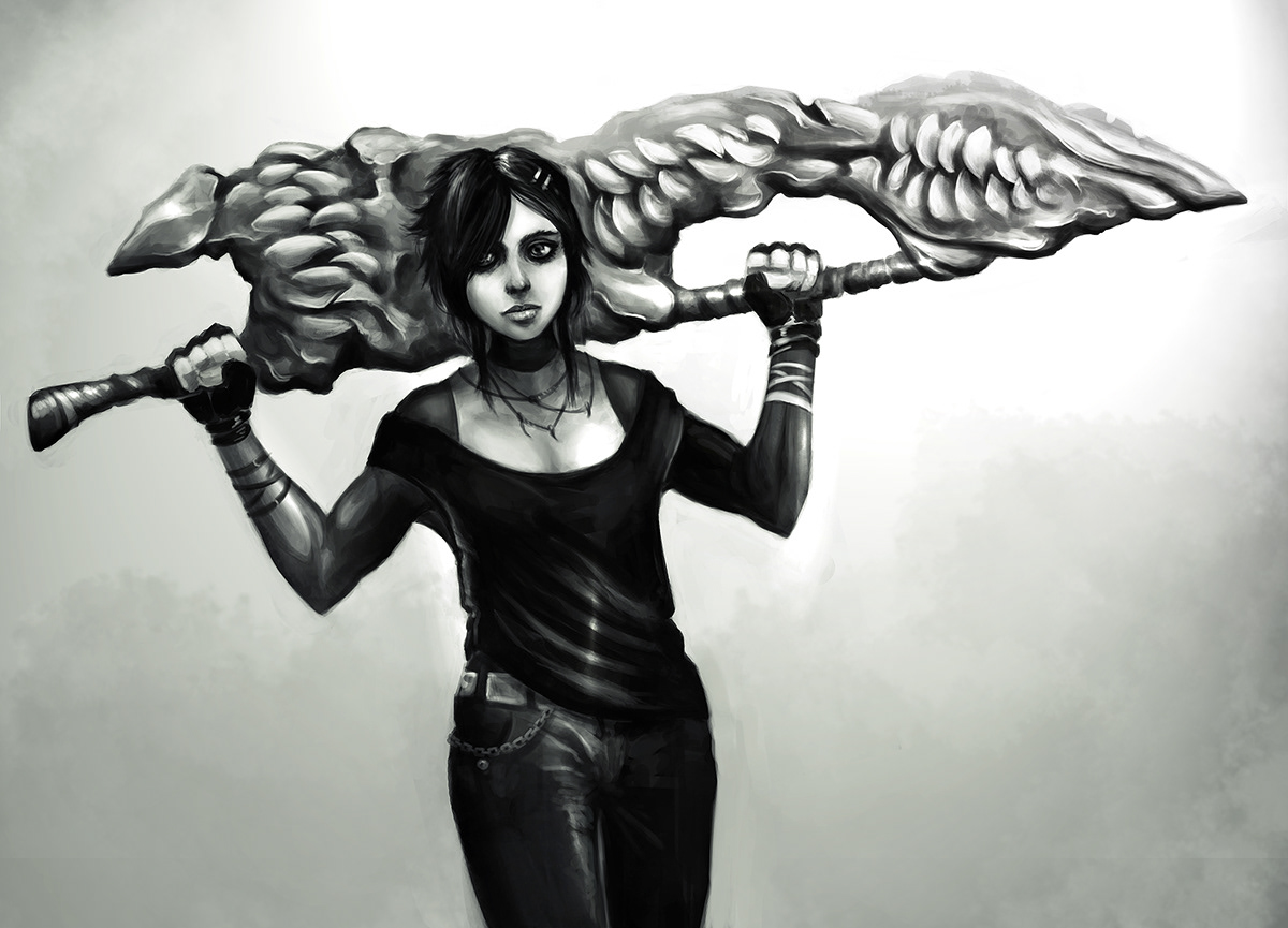 dark  badass  eyardt  chaudret  monster  fantasy  sci-fi  photoshop  Black  art