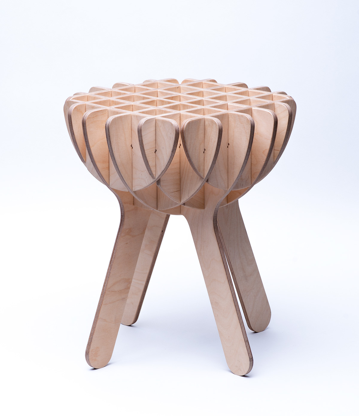plywood cnc stool