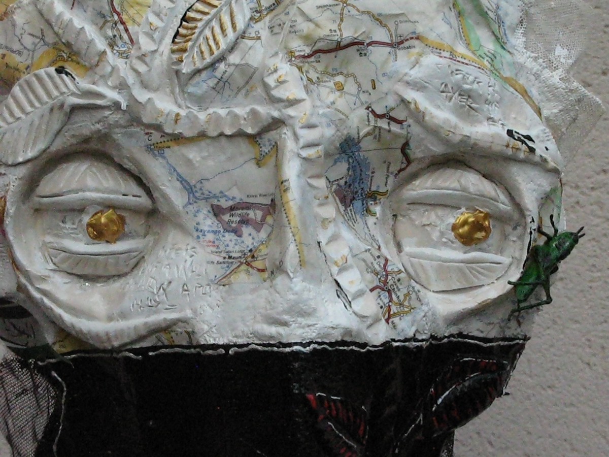 Masques sculptures bronze matériaux