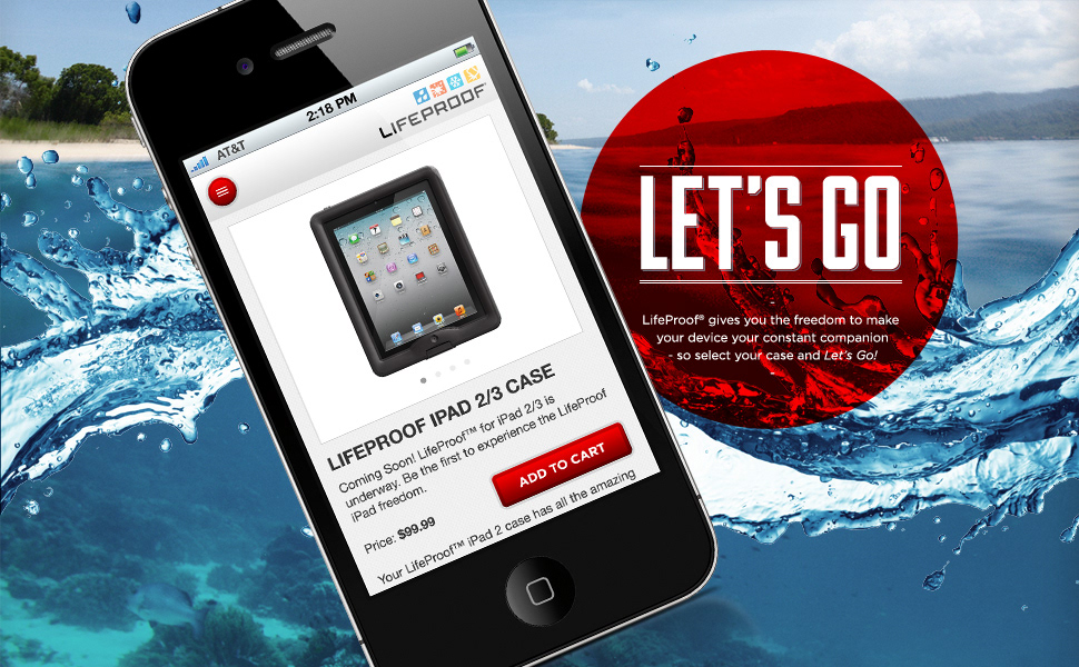 LifeProof mobile website ipad case iphone case Consumer Products Outdoor adventure mag magnetic creative Magnetic